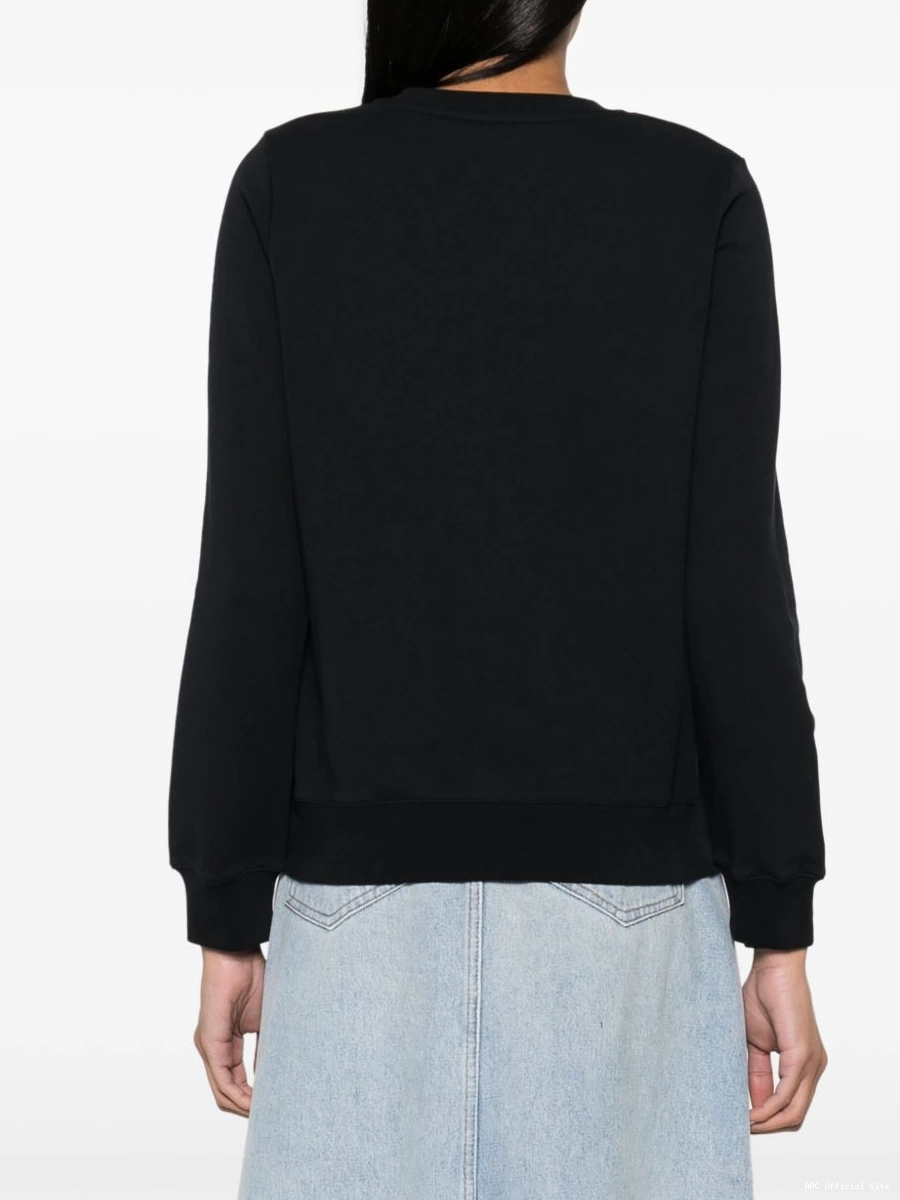 Cheap logo-embroidered A.P.C. Women sweatshirt Skye 0502